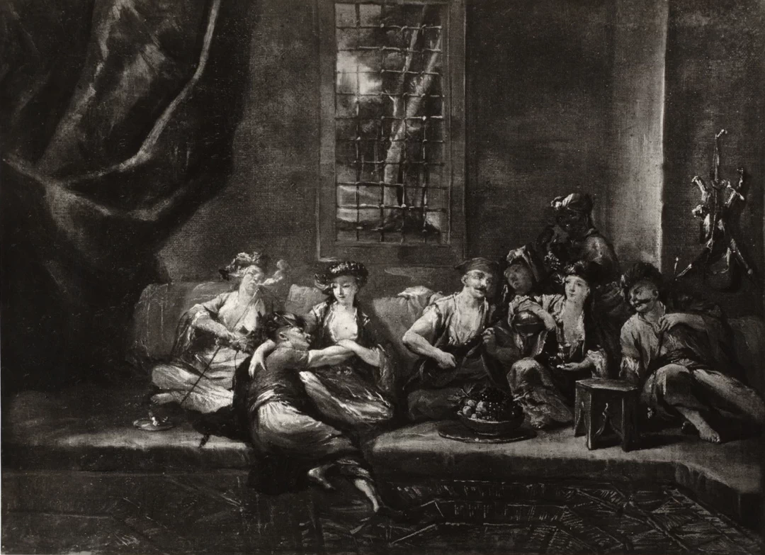Soldati e odalische nell'harem - Bergamo